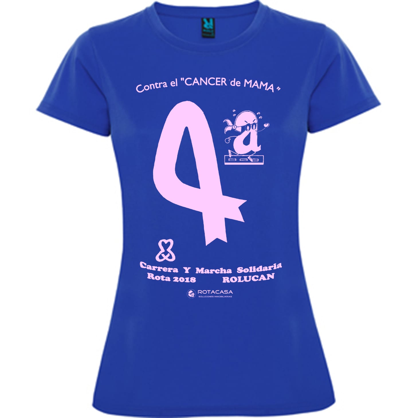 Camiseta de Carrera y Marcha Solidaria Contra El Cáncer de Mama 2018