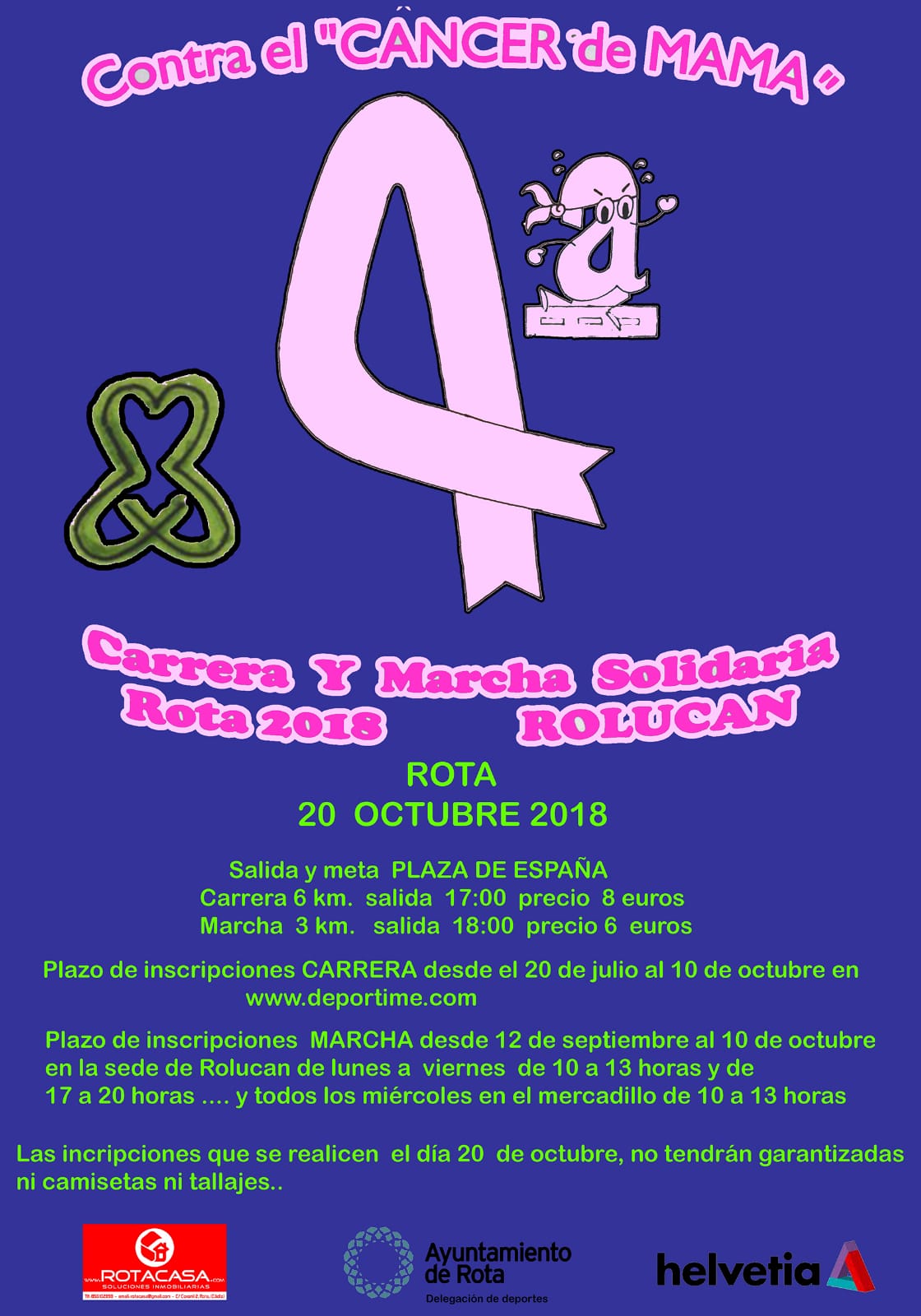 Carrera y Marcha Solidaria Contra El Cáncer de Mama 2018