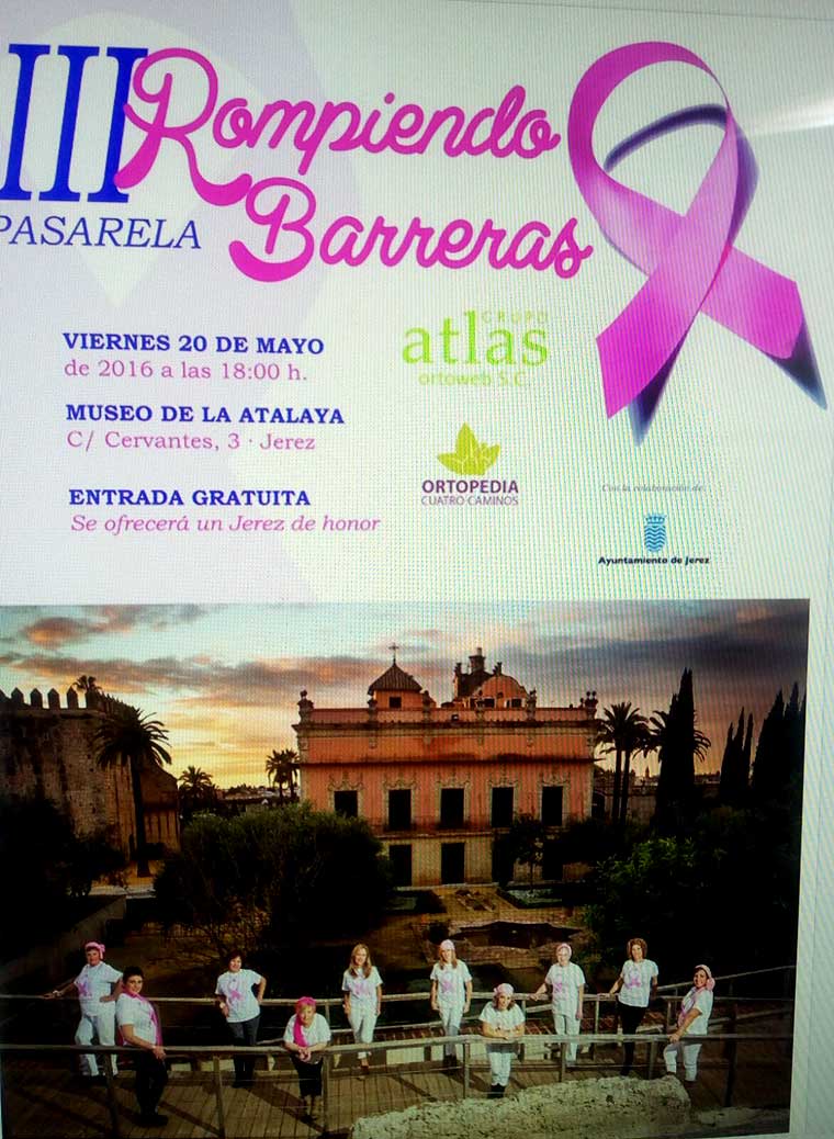 Cartel de la III Pasarela Rompiendo Barreras