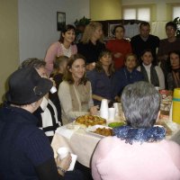 Merienda de agradecimiento a la sra. del Almirante