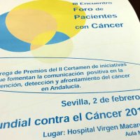 Entrega de Premios del II Certamen de iniciativas que fomentan la comunicación positiva en la prevención, detección y afrontamiento del cáncer en Andalucía